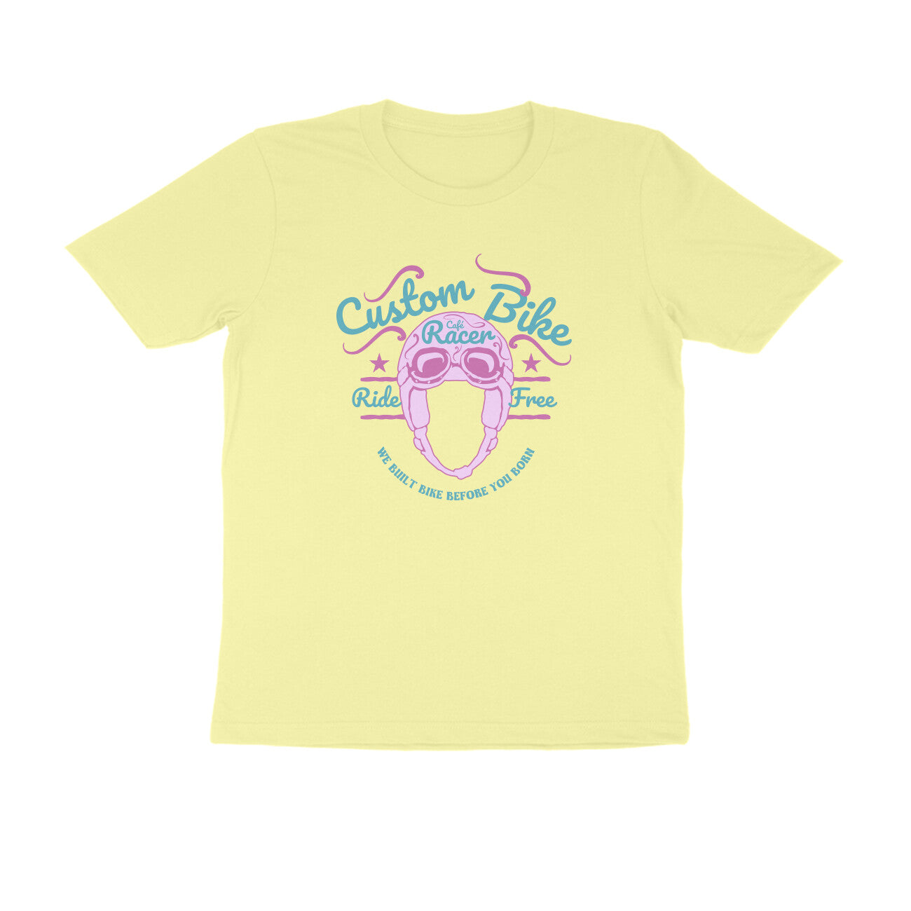 Half Sleeve Round Neck T-Shirt – Café Rider 2 puraidoprints
