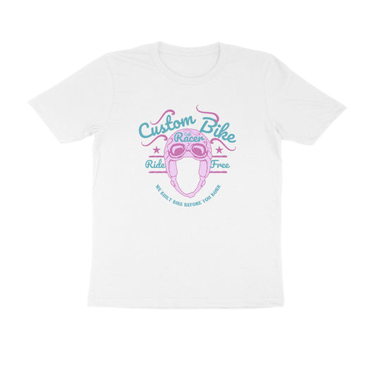 Half Sleeve Round Neck T-Shirt – Café Rider 2 puraidoprints