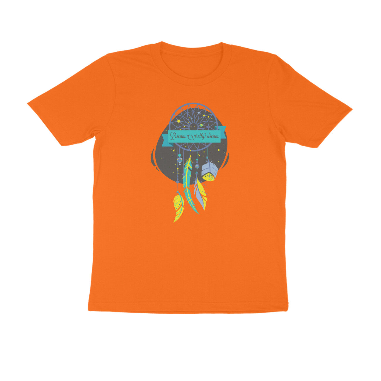 Half Sleeve Round Neck T-Shirt – Dream a pretty Dream 2 puraidoprints