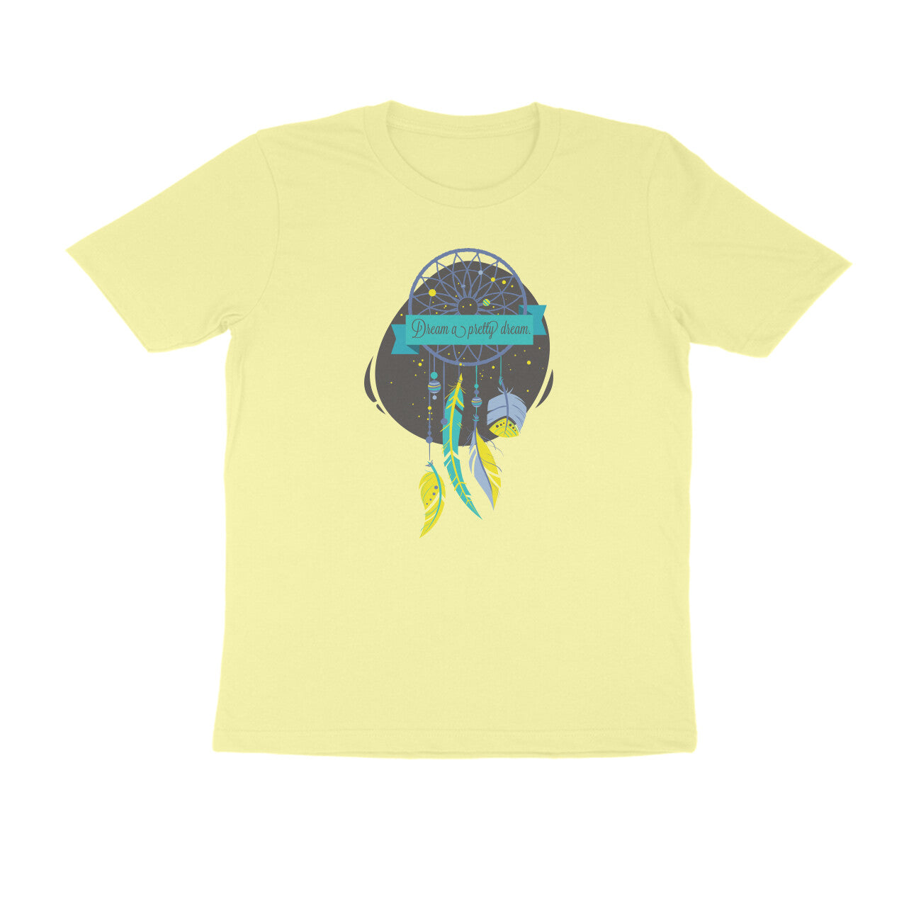 Half Sleeve Round Neck T-Shirt – Dream a pretty Dream 2 puraidoprints
