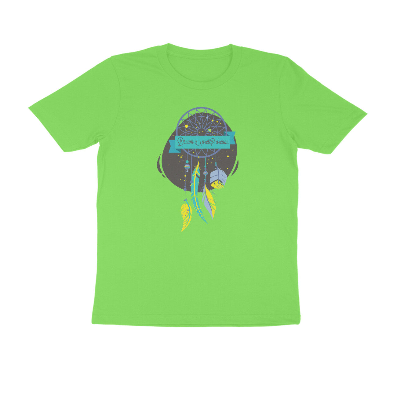 Half Sleeve Round Neck T-Shirt – Dream a pretty Dream 2 puraidoprints