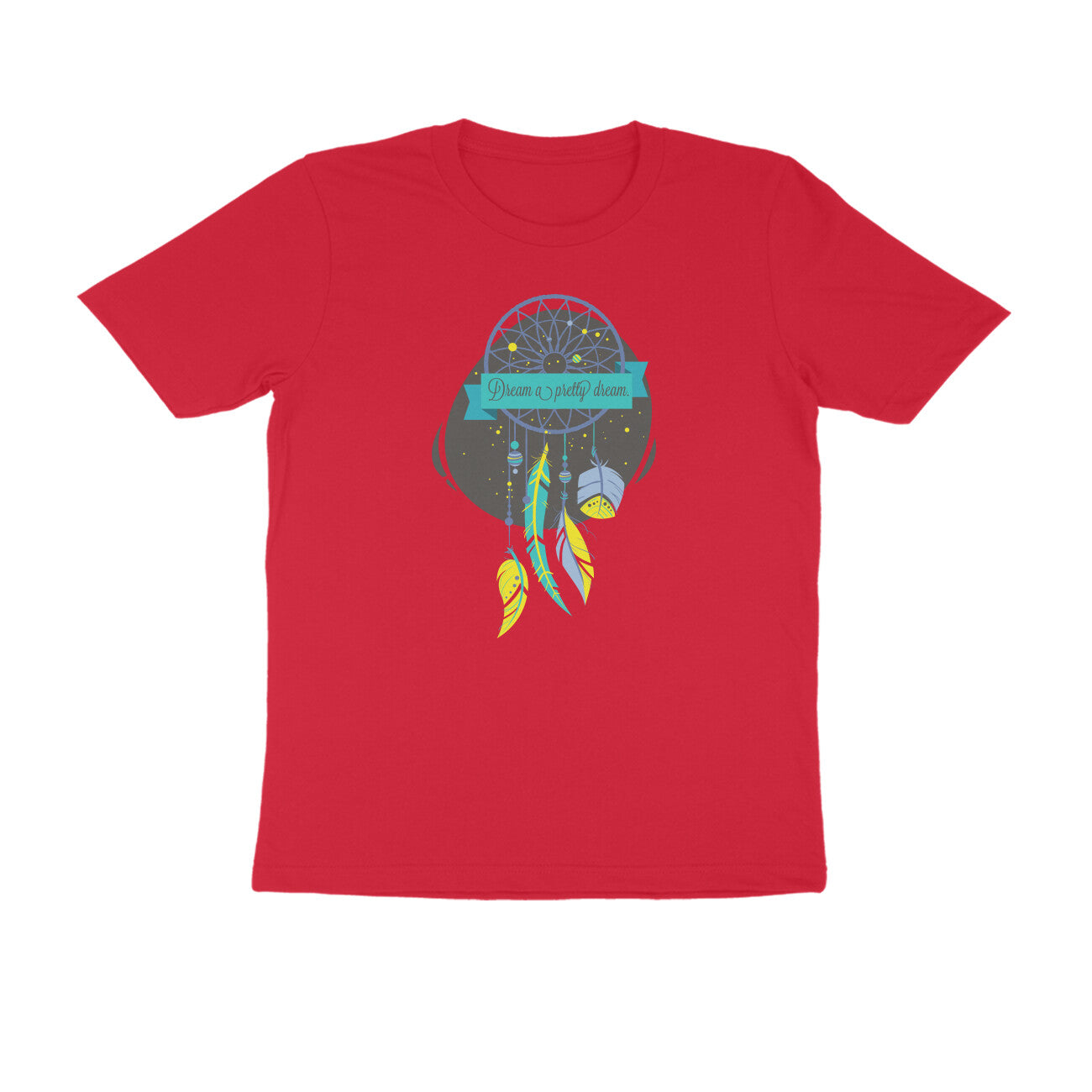 Half Sleeve Round Neck T-Shirt – Dream a pretty Dream 2 puraidoprints