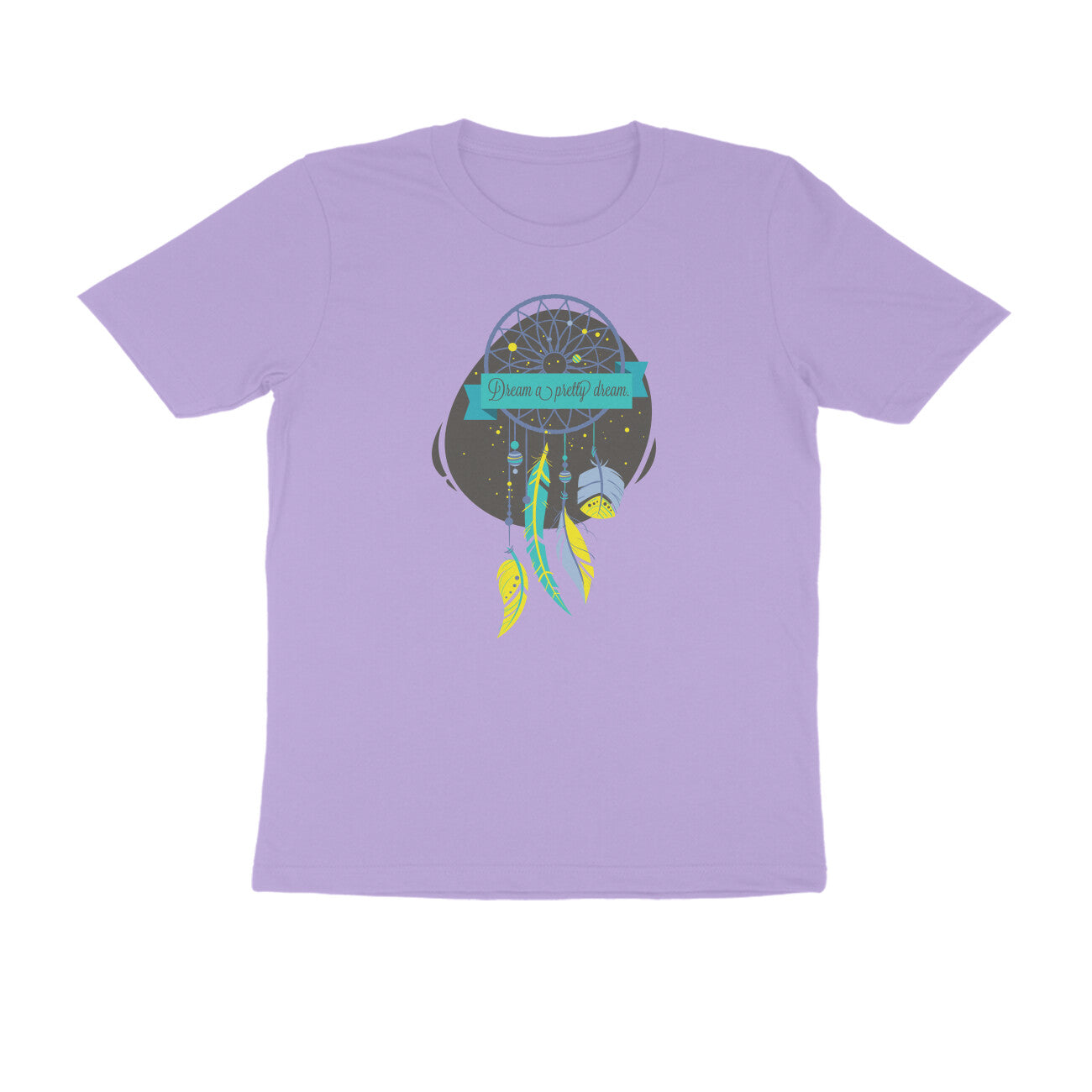 Half Sleeve Round Neck T-Shirt – Dream a pretty Dream 2 puraidoprints