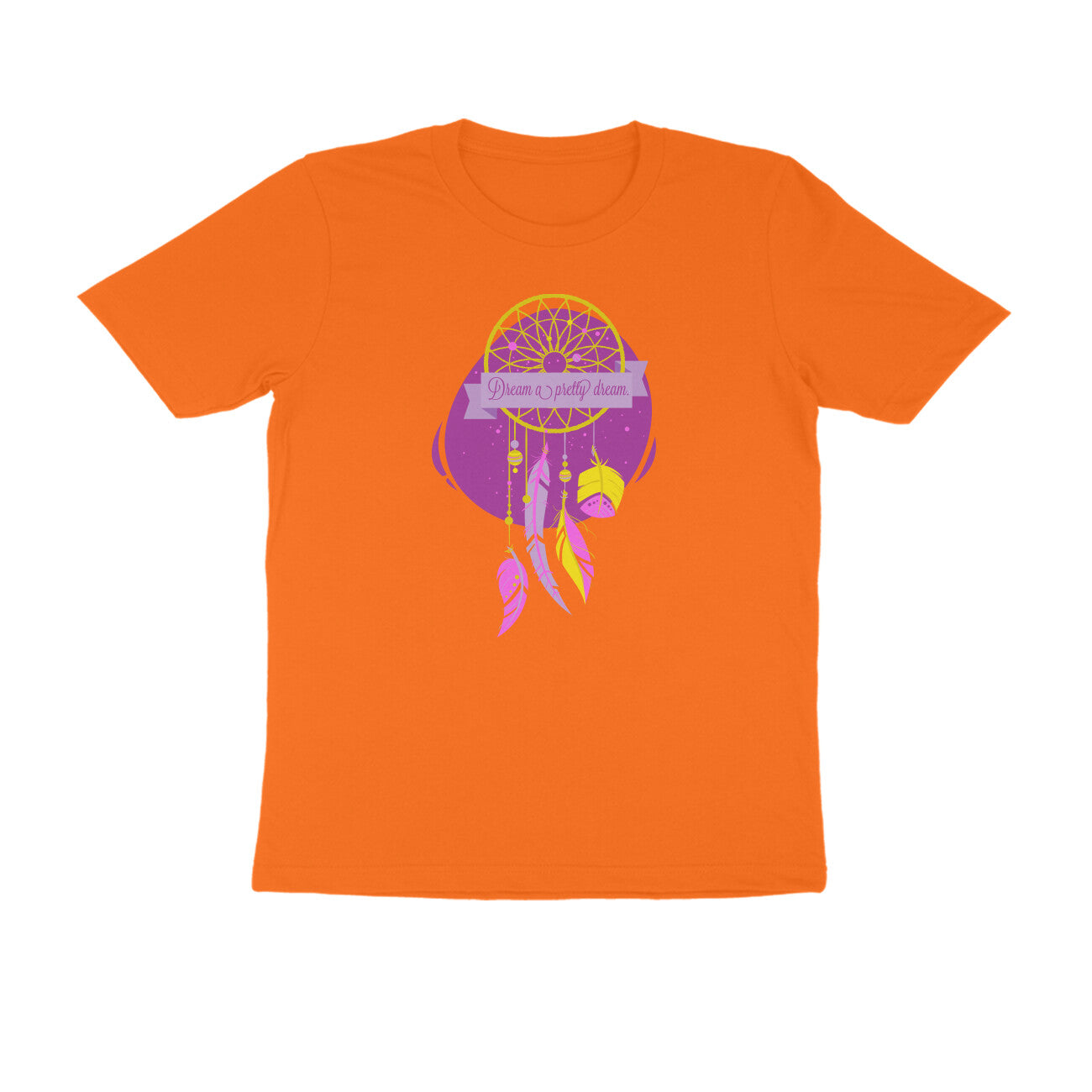 Half Sleeve Round Neck T-Shirt – Dream a pretty Dream 3 puraidoprints
