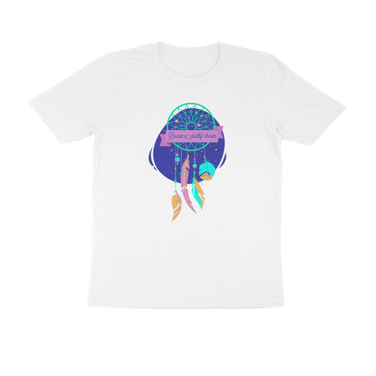 Half Sleeve Round Neck T-Shirt – Dream a pretty Dream 3 puraidoprints