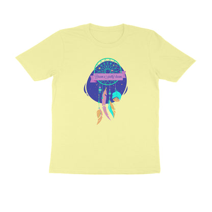 Half Sleeve Round Neck T-Shirt – Dream a pretty Dream 3 puraidoprints