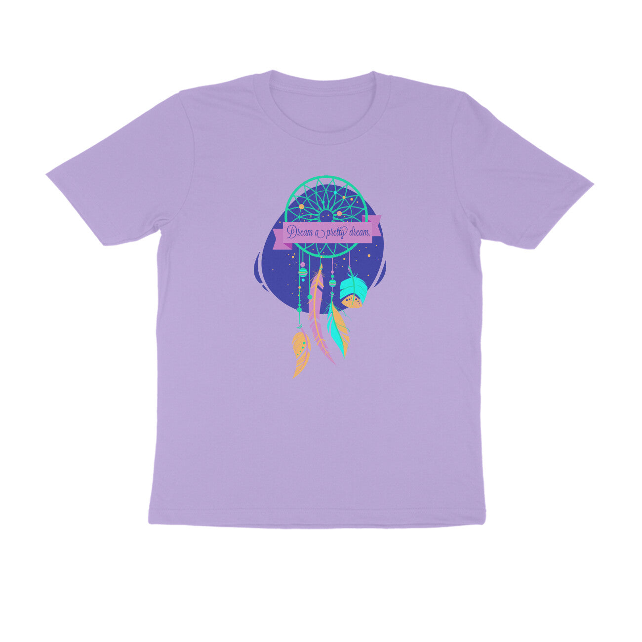 Half Sleeve Round Neck T-Shirt – Dream a pretty Dream 3 puraidoprints
