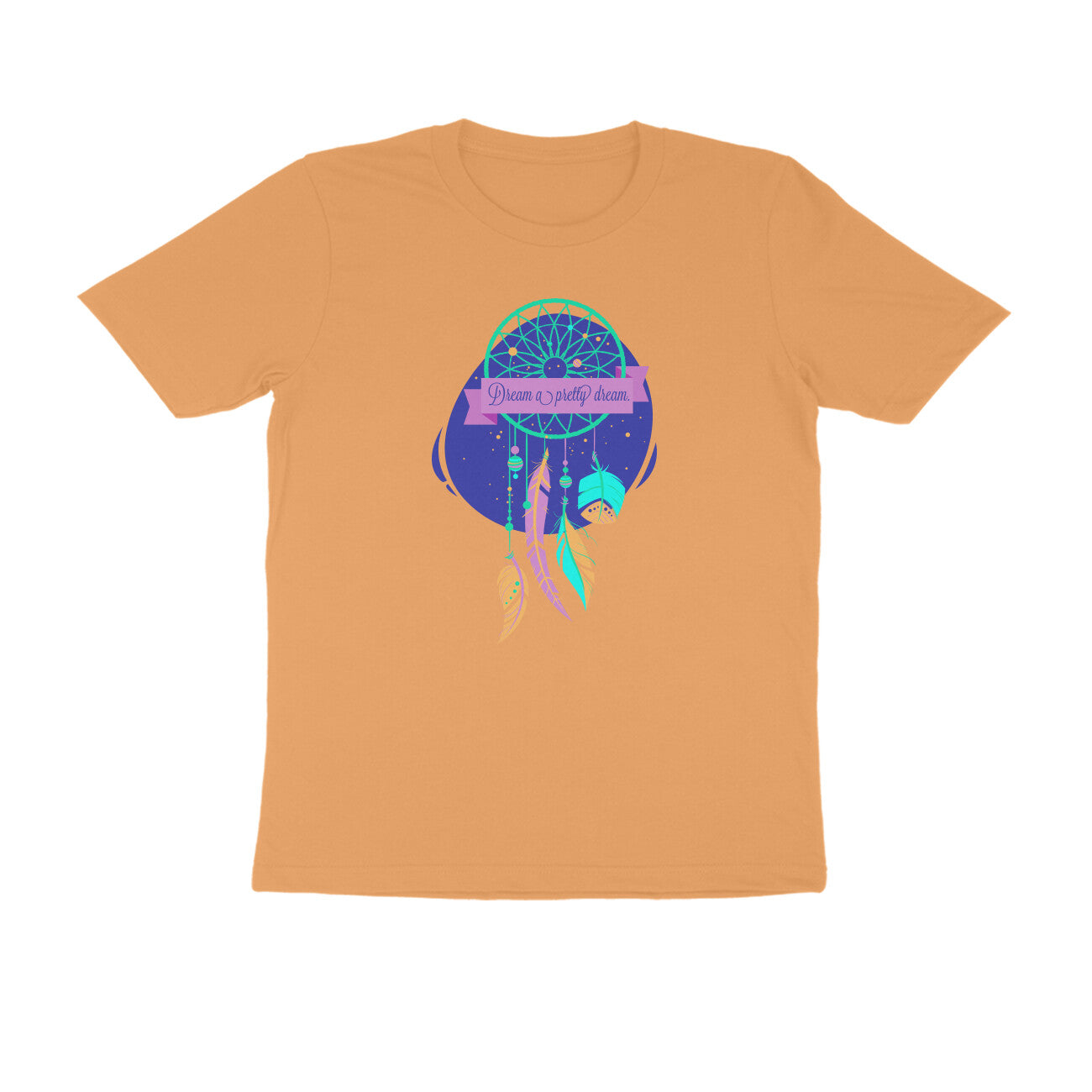 Half Sleeve Round Neck T-Shirt – Dream a pretty Dream 3 puraidoprints