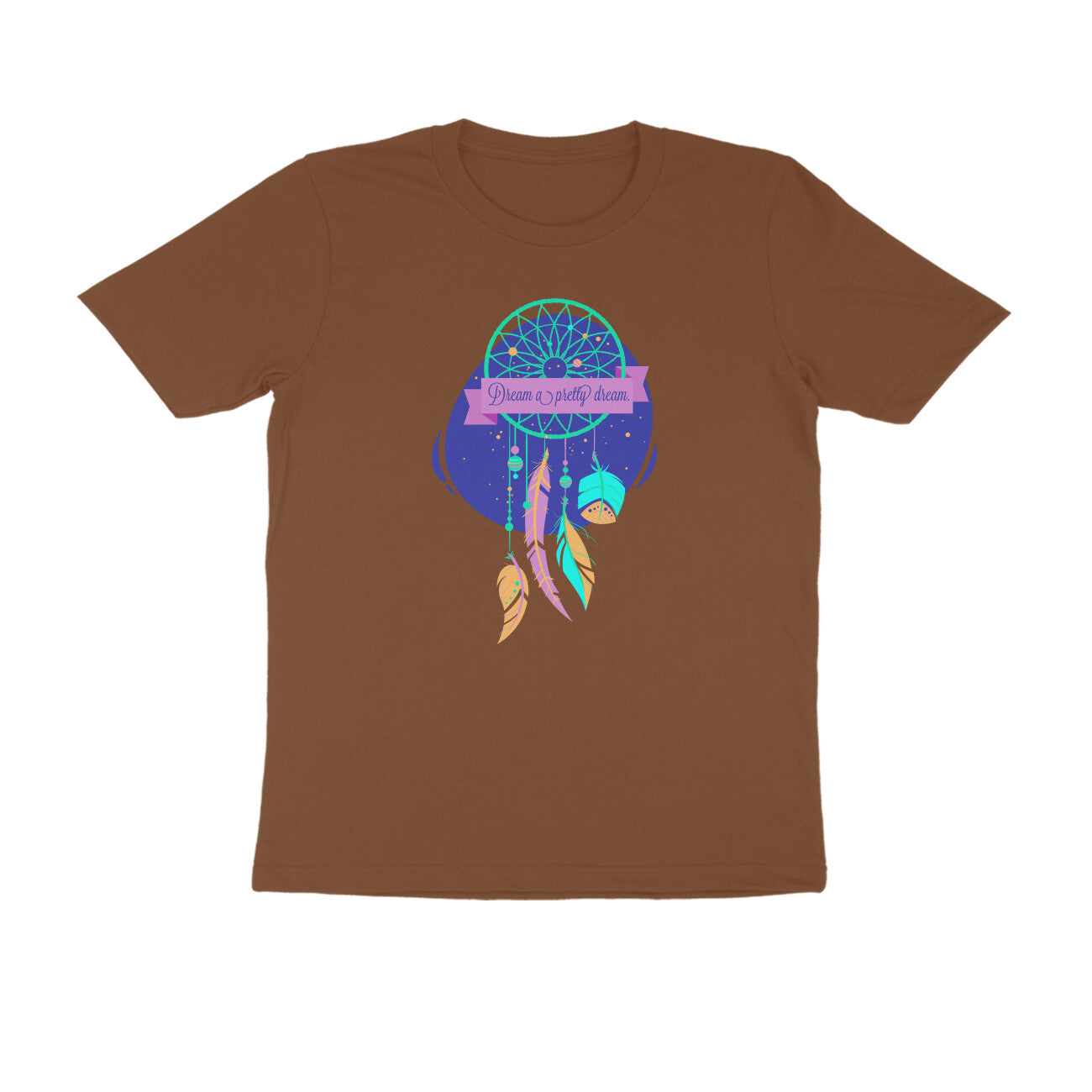 Half Sleeve Round Neck T-Shirt – Dream a pretty Dream 3 puraidoprints