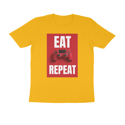 Half Sleeve Round Neck T-Shirt – Eat Game Repeat puraidoprints