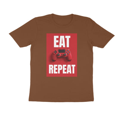 Half Sleeve Round Neck T-Shirt – Eat Game Repeat puraidoprints