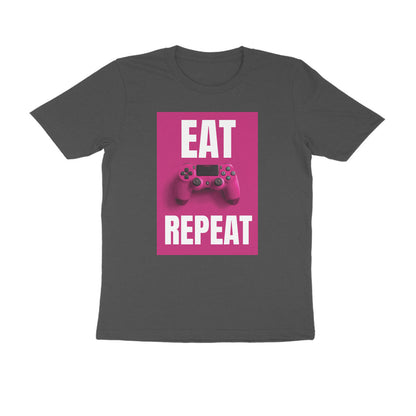 Half Sleeve Round Neck T-Shirt – Eat Game Repeat puraidoprints