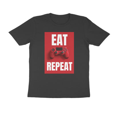 Half Sleeve Round Neck T-Shirt – Eat Game Repeat puraidoprints