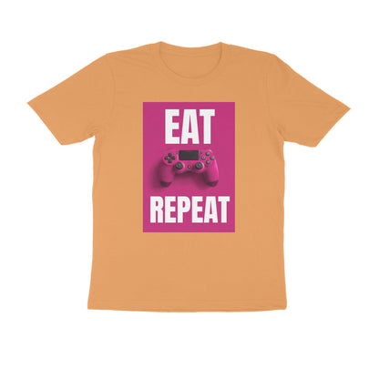 Half Sleeve Round Neck T-Shirt – Eat Game Repeat puraidoprints