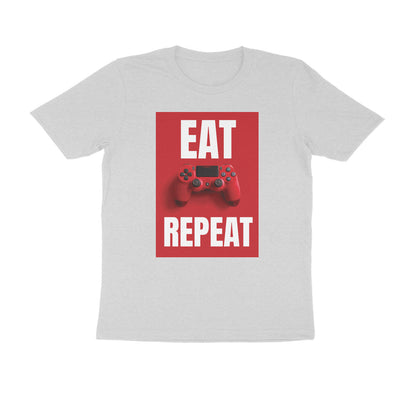 Half Sleeve Round Neck T-Shirt – Eat Game Repeat puraidoprints