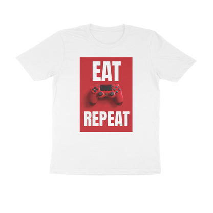Half Sleeve Round Neck T-Shirt – Eat Game Repeat puraidoprints