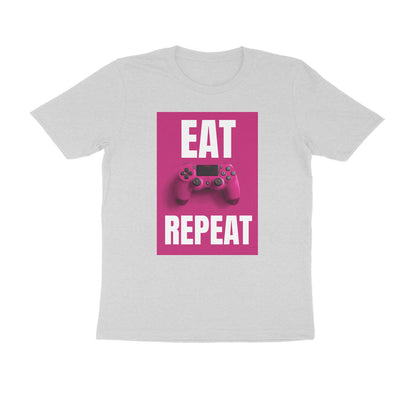 Half Sleeve Round Neck T-Shirt – Eat Game Repeat puraidoprints