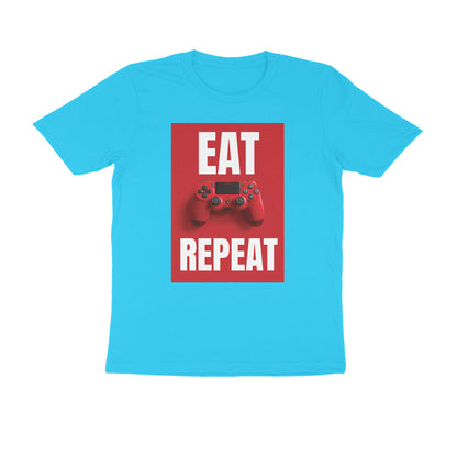 Half Sleeve Round Neck T-Shirt – Eat Game Repeat puraidoprints