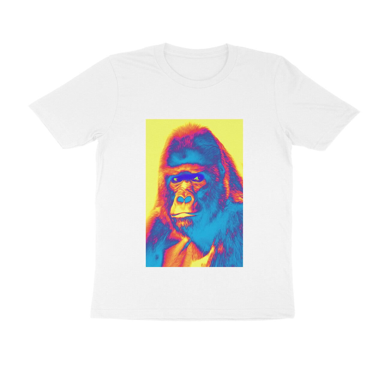 Half Sleeve Round Neck T-Shirt – Gorilla Me puraidoprints