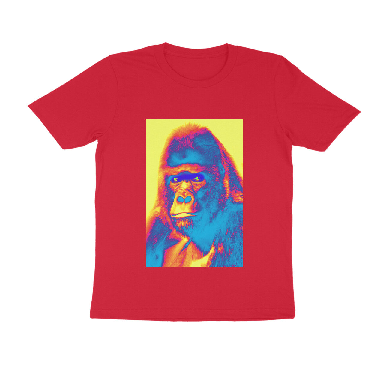 Half Sleeve Round Neck T-Shirt – Gorilla Me puraidoprints