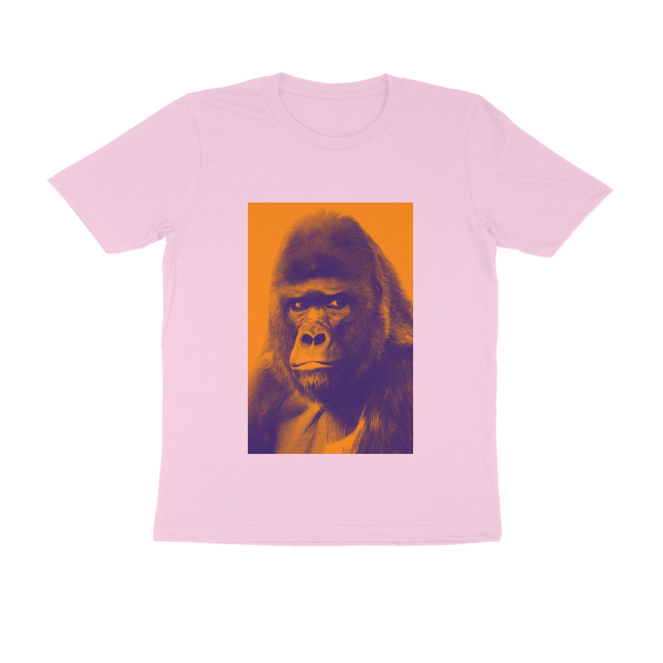 Half Sleeve Round Neck T-Shirt – Gorilla puraidoprints