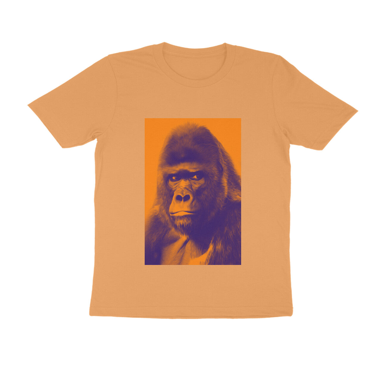 Half Sleeve Round Neck T-Shirt – Gorilla puraidoprints