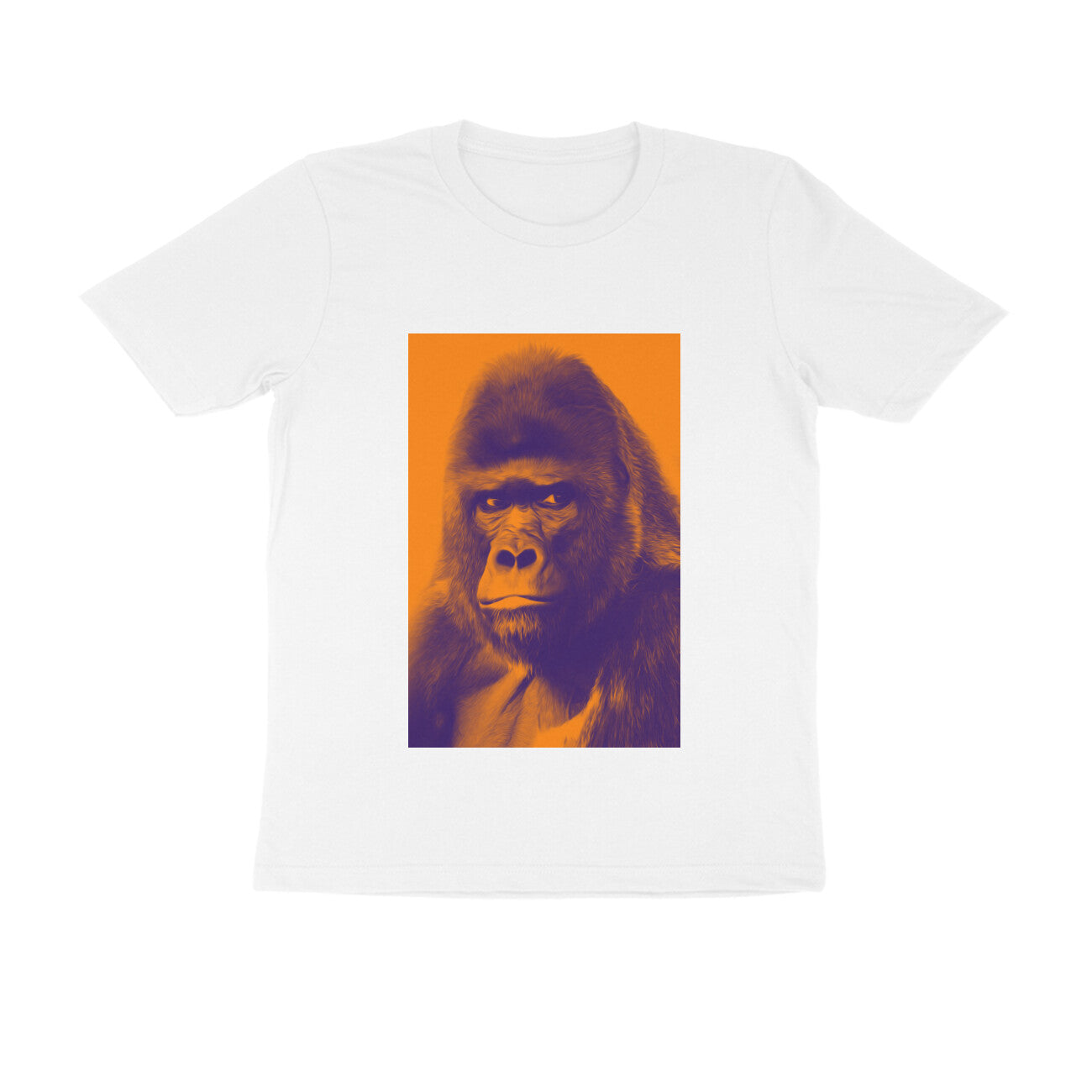 Half Sleeve Round Neck T-Shirt – Gorilla puraidoprints