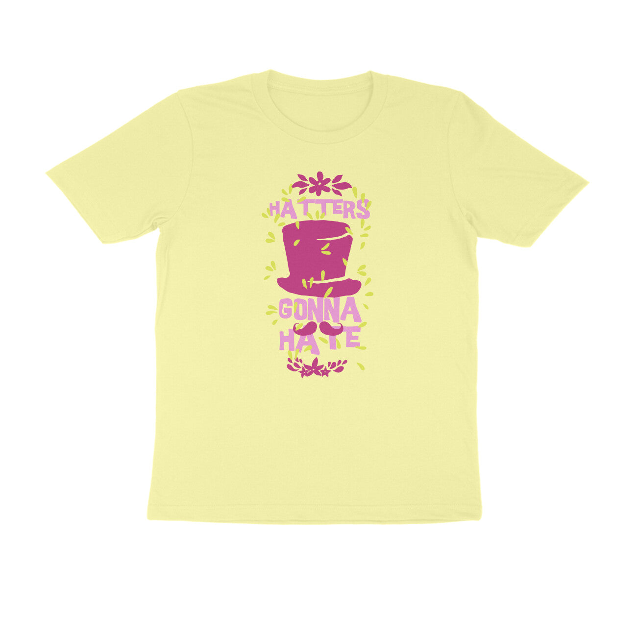 Half Sleeve Round Neck T-Shirt – Hatters gonna Hate 2 puraidoprints