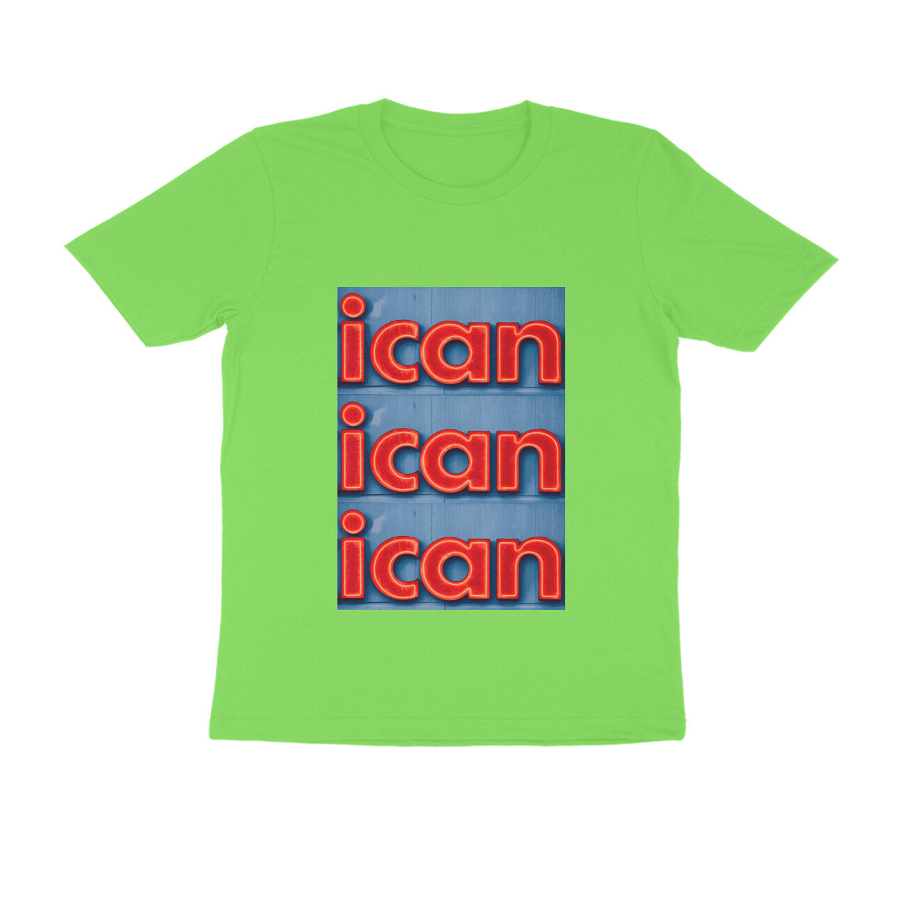 Half Sleeve Round Neck T-Shirt – I can puraidoprints