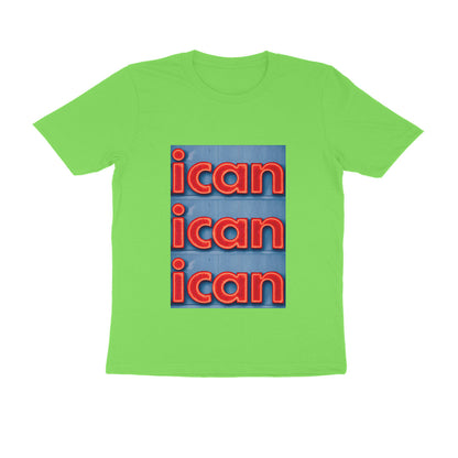 Half Sleeve Round Neck T-Shirt – I can puraidoprints