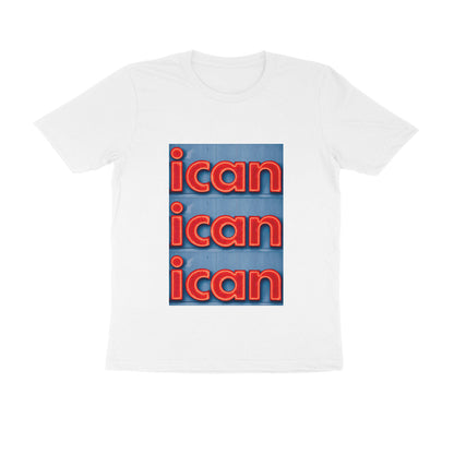 Half Sleeve Round Neck T-Shirt – I can puraidoprints
