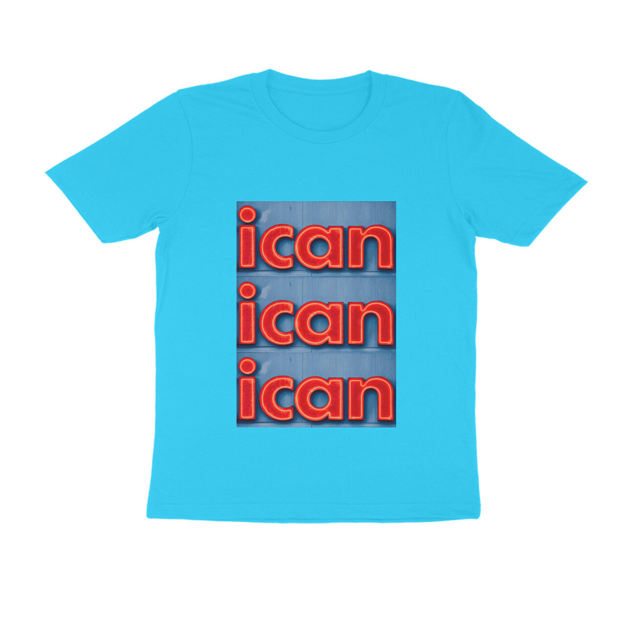 Half Sleeve Round Neck T-Shirt – I can puraidoprints