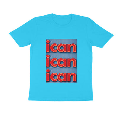 Half Sleeve Round Neck T-Shirt – I can puraidoprints