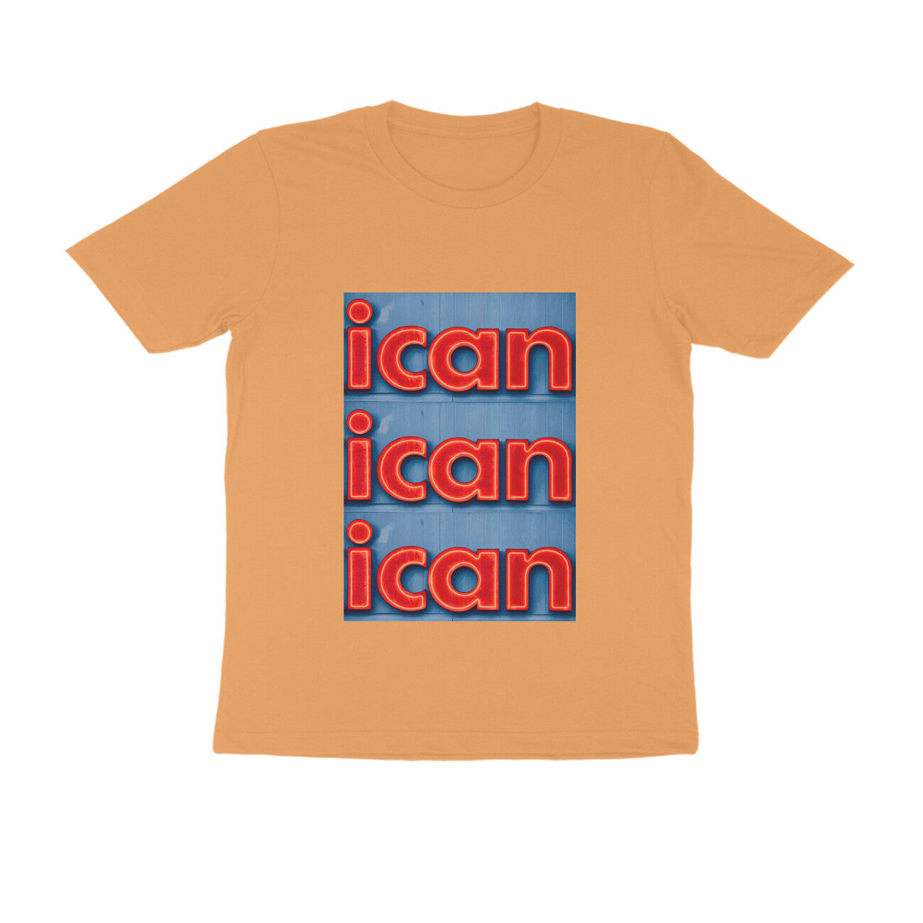 Half Sleeve Round Neck T-Shirt – I can puraidoprints