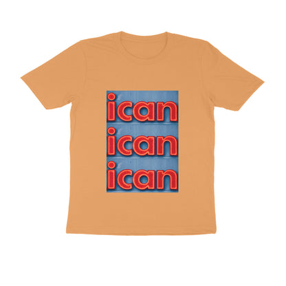 Half Sleeve Round Neck T-Shirt – I can puraidoprints