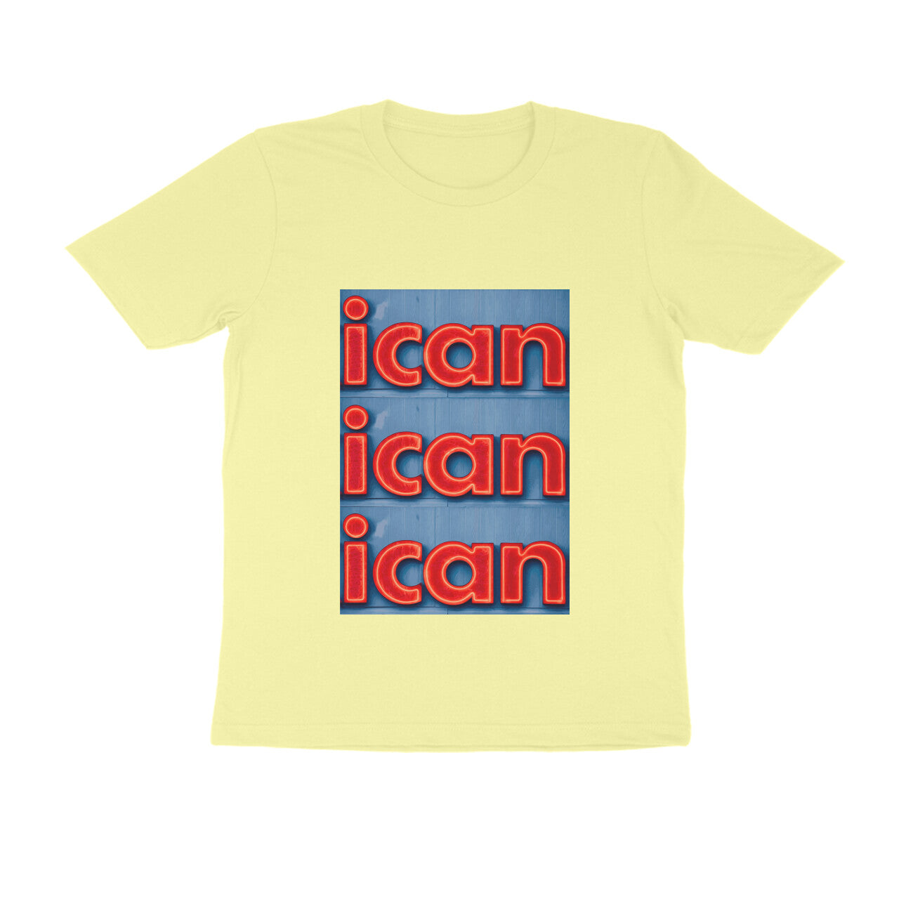 Half Sleeve Round Neck T-Shirt – I can puraidoprints
