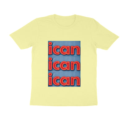 Half Sleeve Round Neck T-Shirt – I can puraidoprints