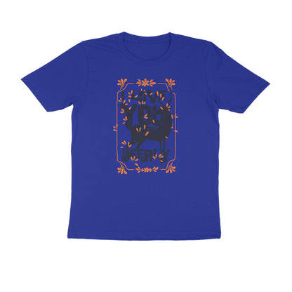 Half Sleeve Round Neck T-Shirt – I love you deerly puraidoprints