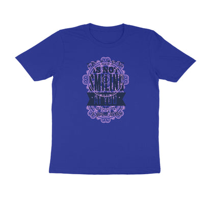 Half Sleeve Round Neck T-Shirt – If life is not smiling at you give it a good tickle 2 puraidoprints