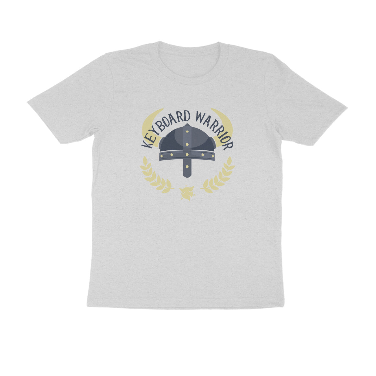 Half Sleeve Round Neck T-Shirt – Keyboard Warrior 1 puraidoprints