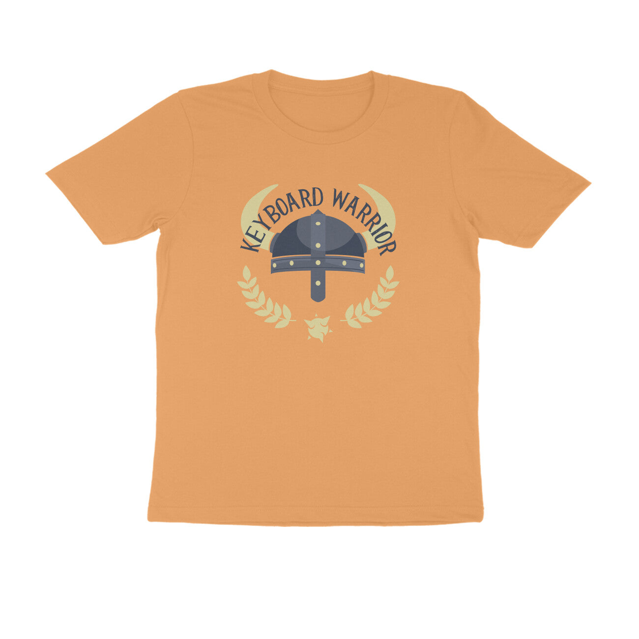 Half Sleeve Round Neck T-Shirt – Keyboard Warrior 1 puraidoprints