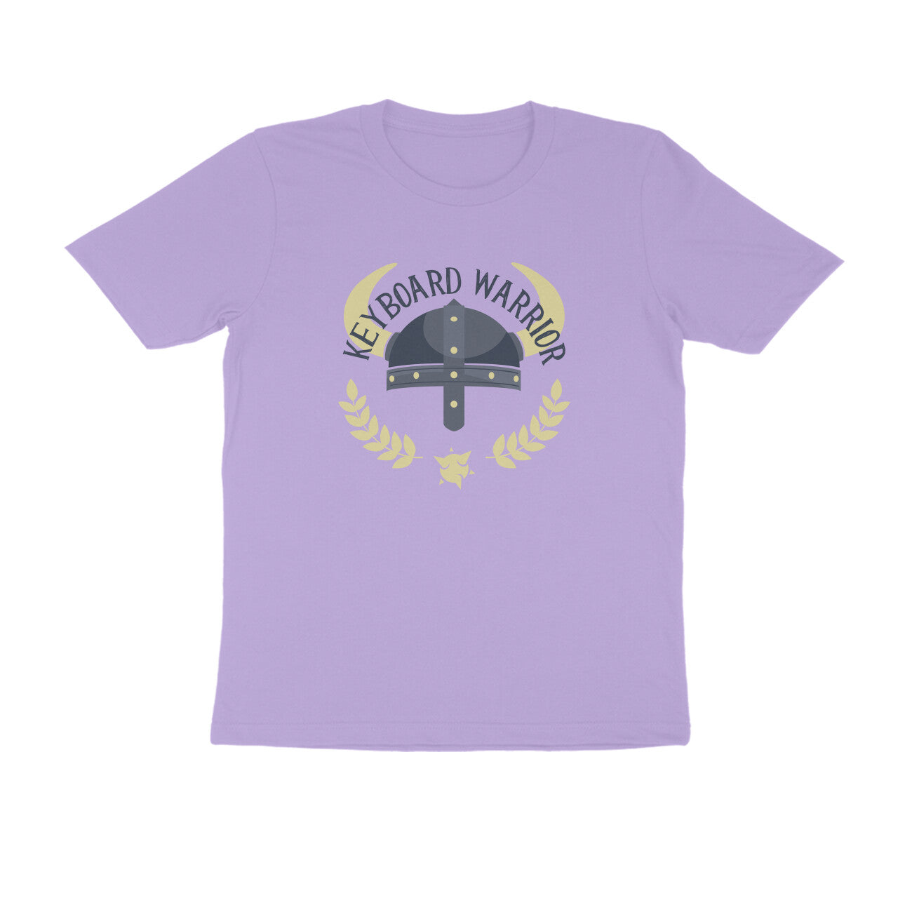 Half Sleeve Round Neck T-Shirt – Keyboard Warrior 1 puraidoprints
