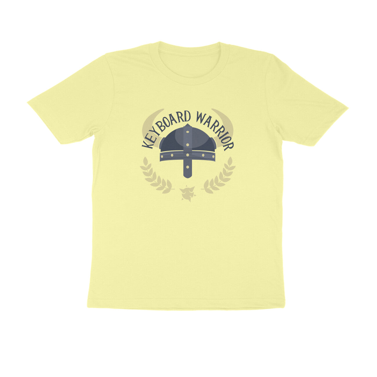 Half Sleeve Round Neck T-Shirt – Keyboard Warrior 1 puraidoprints
