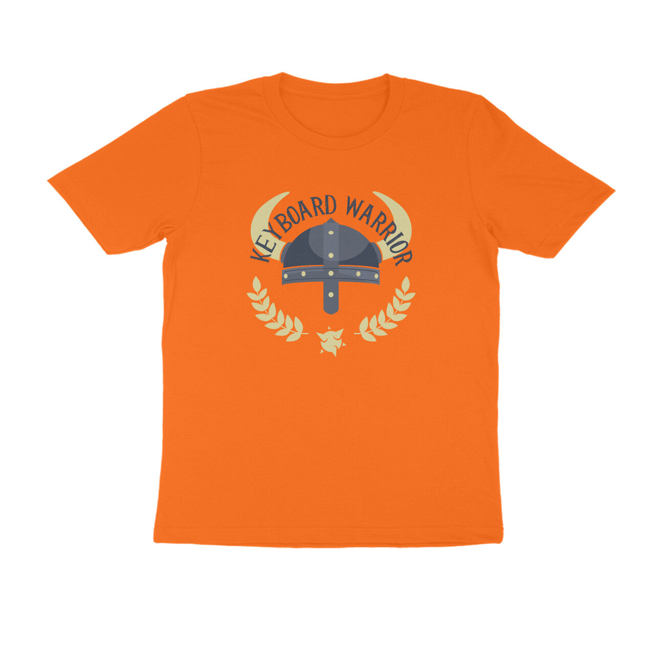 Half Sleeve Round Neck T-Shirt – Keyboard Warrior 1 puraidoprints