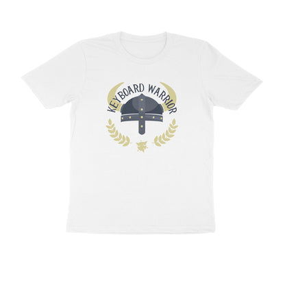 Half Sleeve Round Neck T-Shirt – Keyboard Warrior 1 puraidoprints
