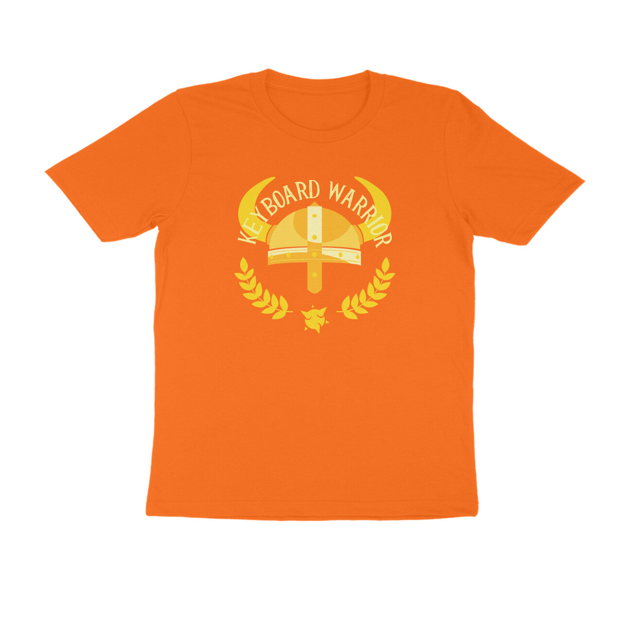 Half Sleeve Round Neck T-Shirt – Keyboard Warrior 3 puraidoprints