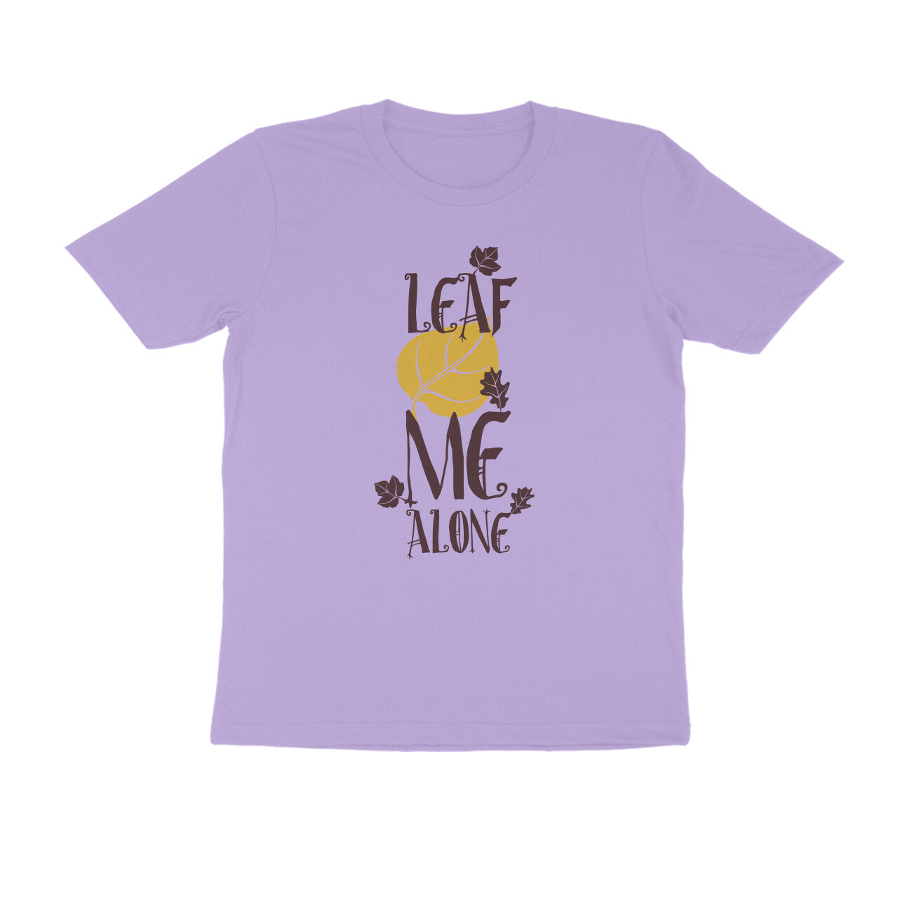 Half Sleeve Round Neck T-Shirt – Leaf me alone 2 puraidoprints
