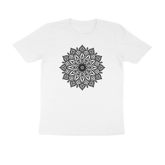 Half Sleeve Round Neck T-Shirt –  Mandala 3 puraidoprints