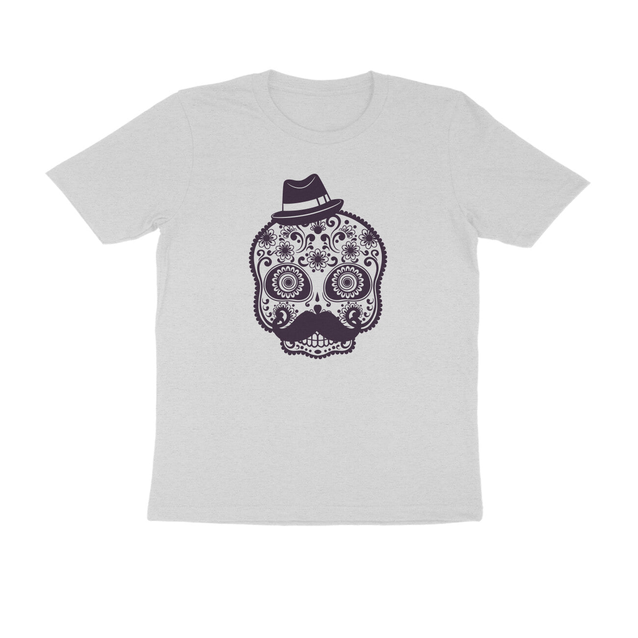 Half Sleeve Round Neck T-Shirt – Mexican Face Mask 1 puraidoprints