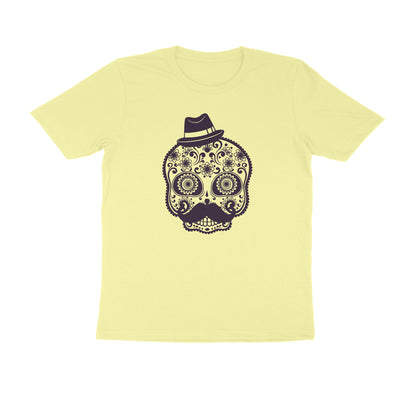 Half Sleeve Round Neck T-Shirt – Mexican Face Mask 1 puraidoprints
